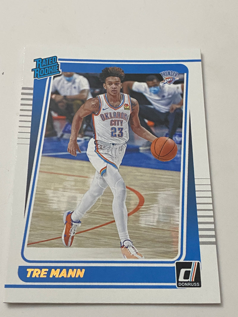 2021-22 Panini Donruss RR #218 Tre Mann RC