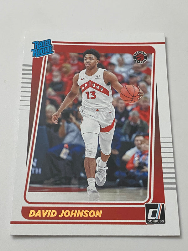 2021-22 Panini Donruss RR #243 David Johnson RC