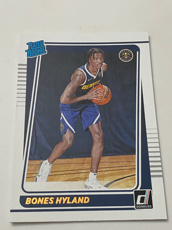 2021-22 Panini Donruss RR #244 Bones Hyland RC