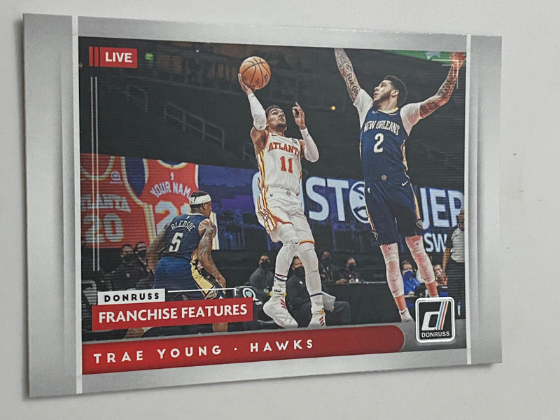 2021-22 Panini Donruss Franchise Features #3 Trae Young