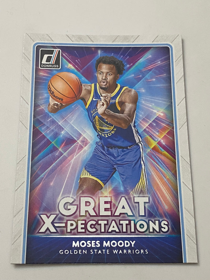 2021-22 Panini Donruss Great X-Pectations #2 Moses Moody