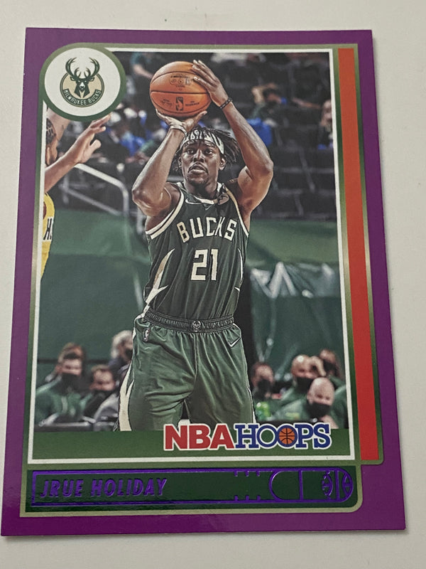 2021-22 Panini Hoops Purple #113 Jrue Holiday