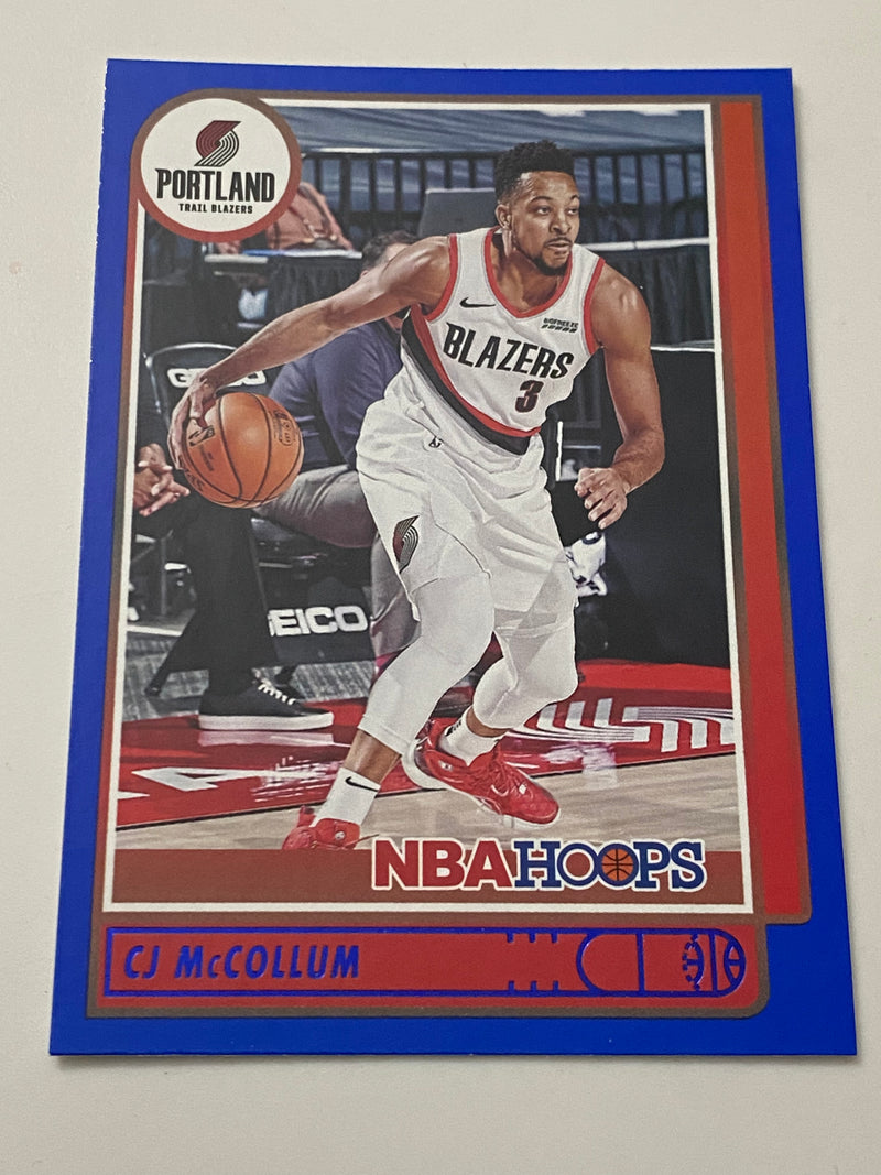 2021-22 Panini Hoops Blue #81 CJ McCollum