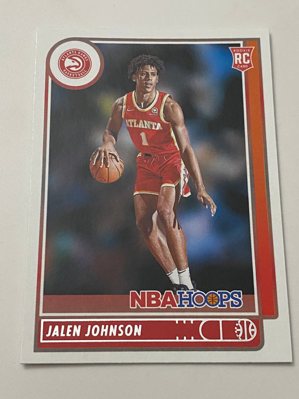 2021-22 Panini Hoops #213 Jalen Johnson RC