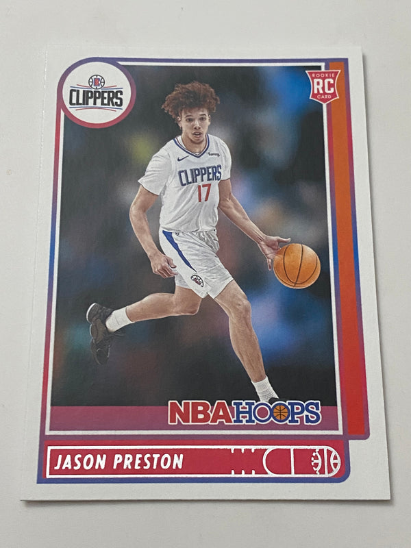 2021-22 Panini Hoops #242 Jason Preston RC