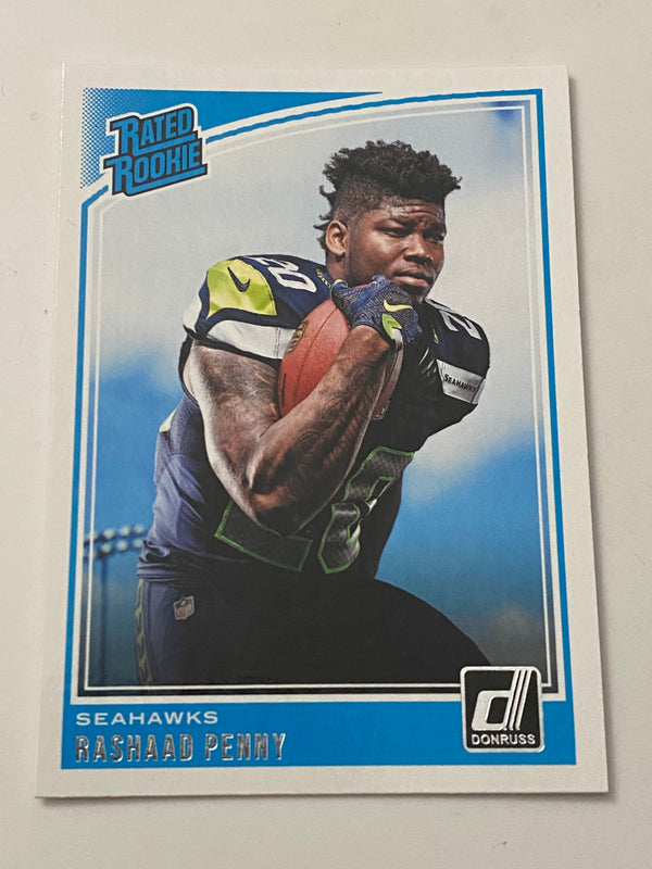 2018 Donruss RR #318 Rashaad Penny RC