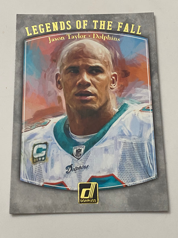 2018 Panini Donruss Legends of the Fall #LF-2 Jason Taylor