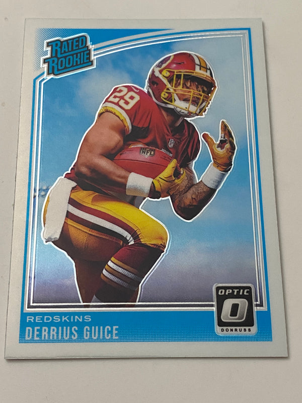 2018 Panini Donruss Optic #157 Derrius Guice RC