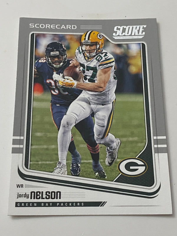 2018 Score Scorecard Gray SP #115 Jordy Nelson