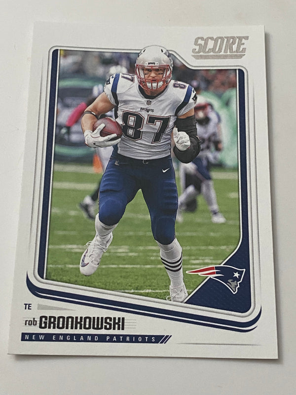 2018 Panini Score #208 Rob Gronkowski