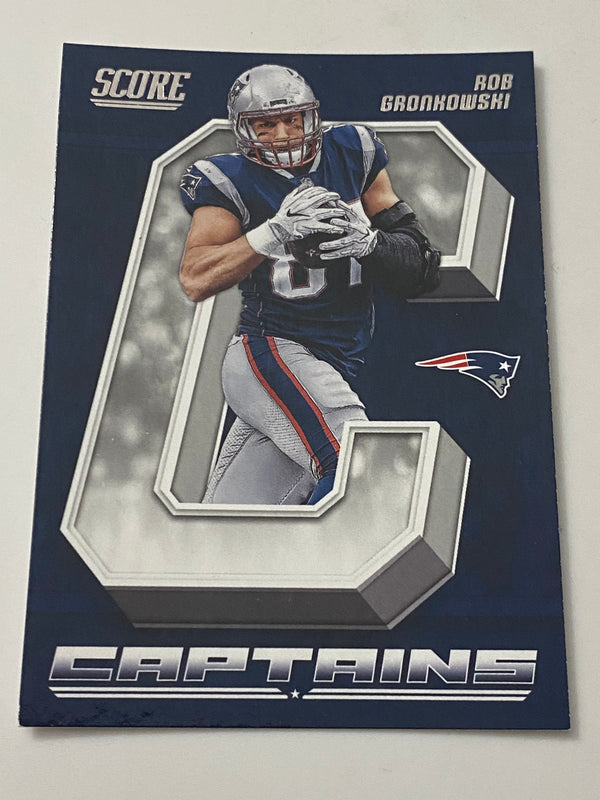 2018 Panini Score Captains #19 Rob Gronkowski