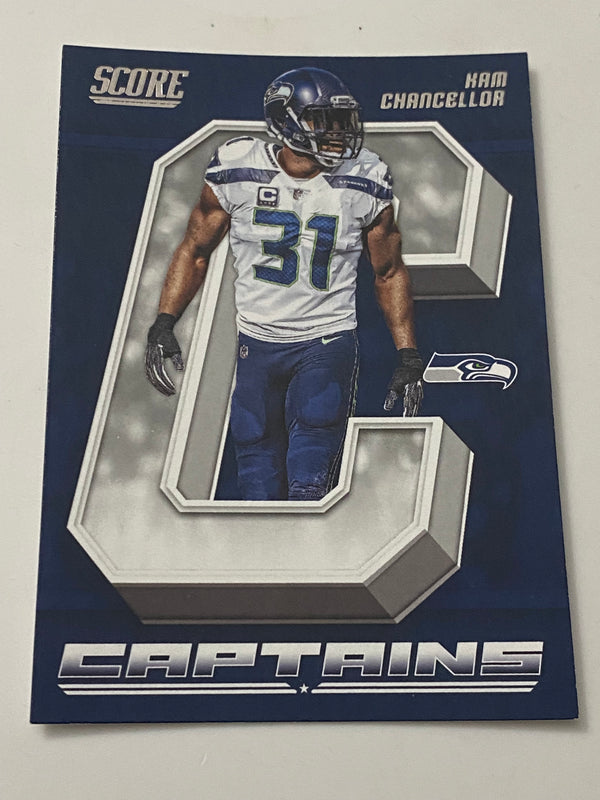 2018 Panini Score Captains #26 Kam Chancellor