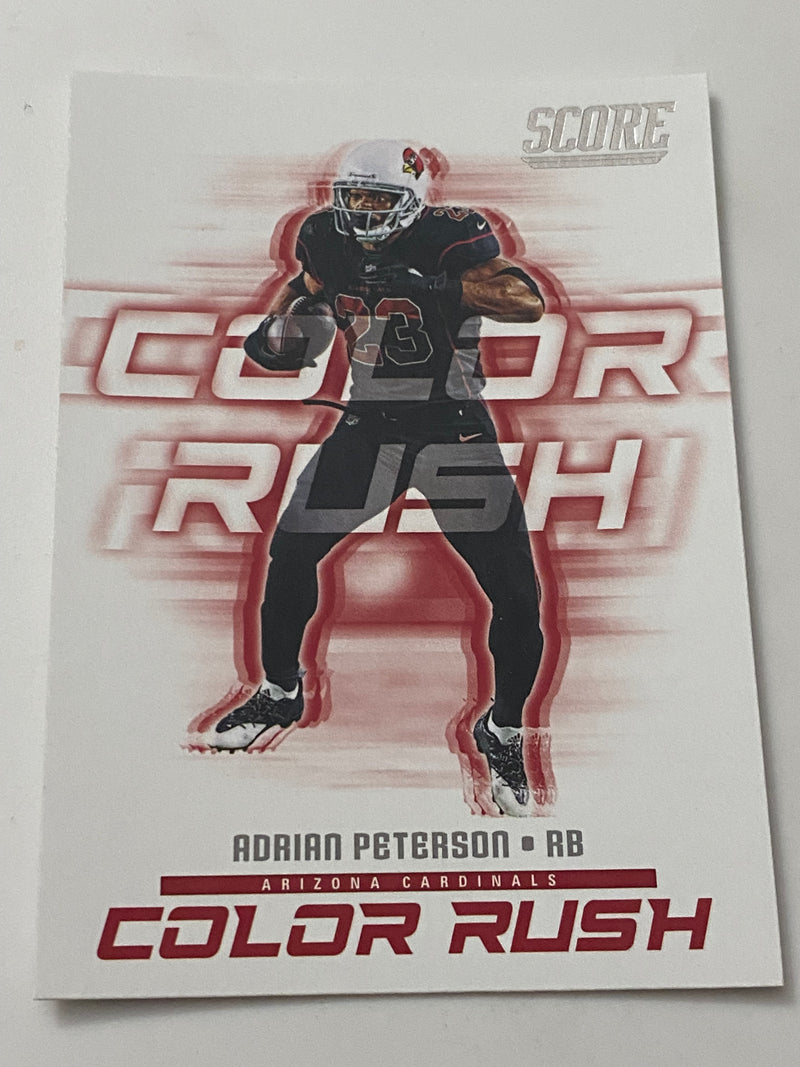 2018 Panini Score Color Rush #10 Adrian Peterson