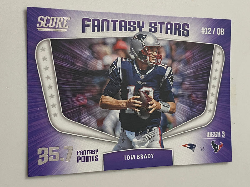 2018 Panini Score Fantasy Stars #6 Tom Brady