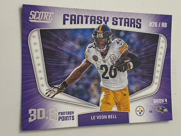 2018 Panini Score Fantasy Stars #7 Le'Veon Bell