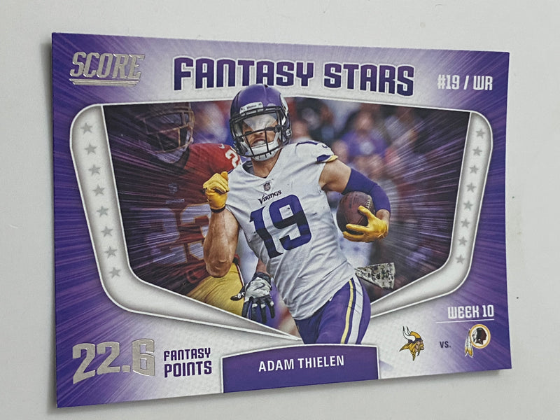 2018 Panini Score Fantasy Stars #10 Adam Thielen