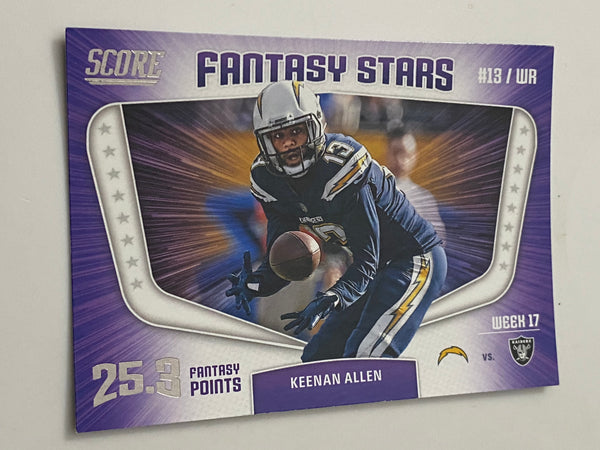 2018 Panini Score Fantasy Stars #17 Keenan Allen