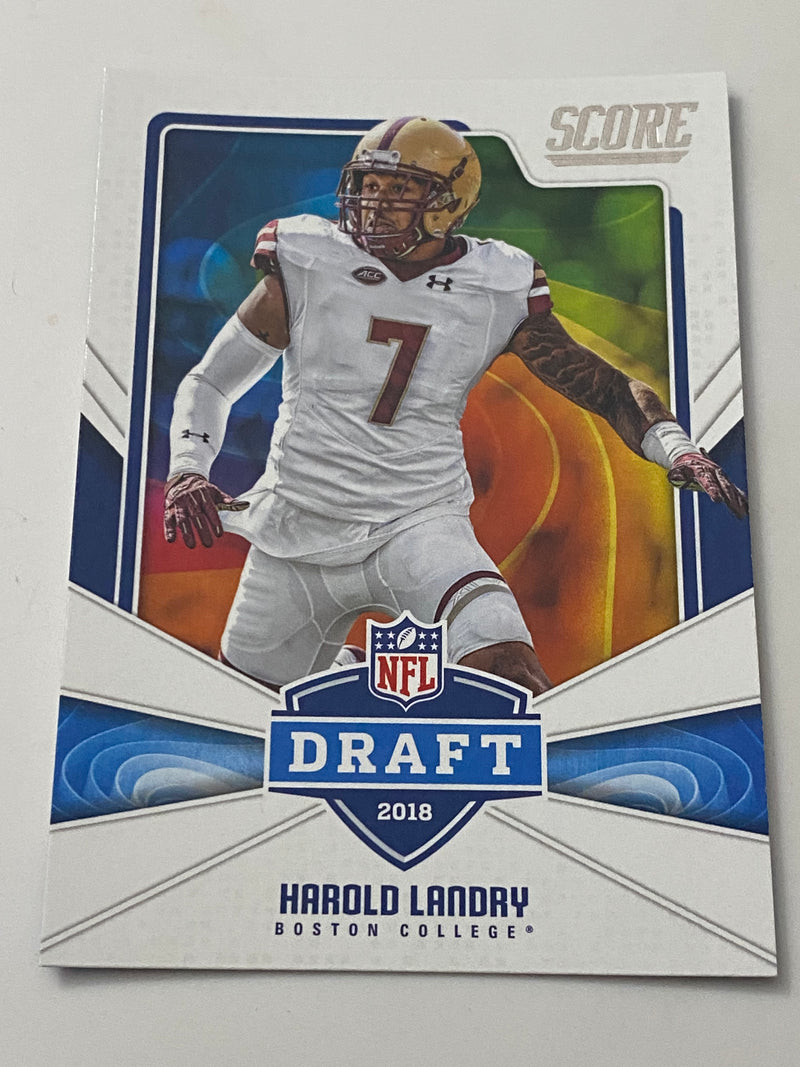 2018 Panini Score NFL Draft #15 Harold Landry