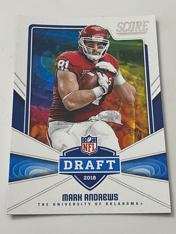 2018 Panini Score NFL Draft #27 Mark Andrews