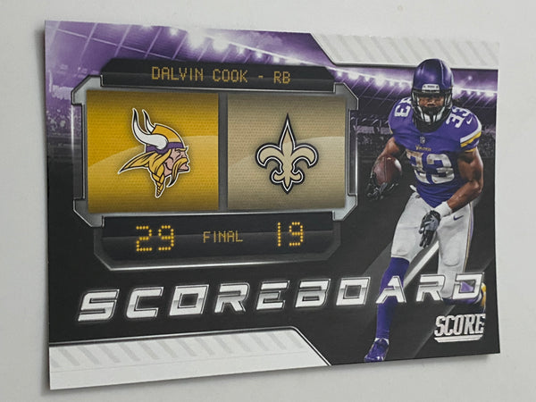 2018 Panini Score Scoreboard #1 Dalvin Cook