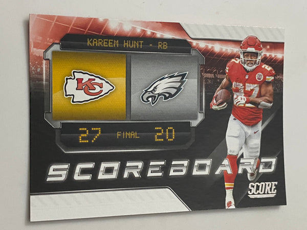 2018 Panini Score Scoreboard #2 Kareem Hunt