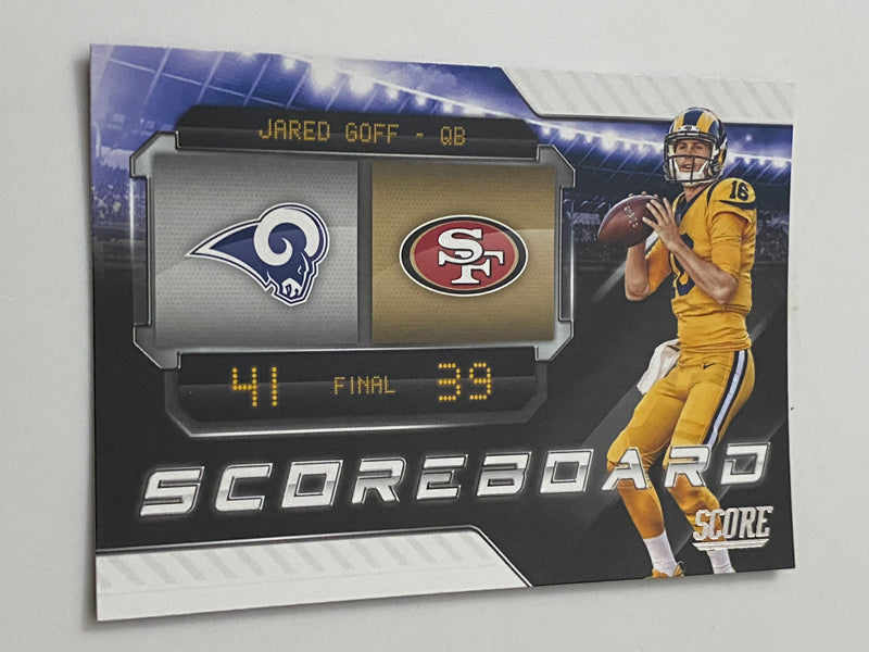 2018 Panini Score Scoreboard #3 Jared Goff