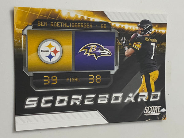 2018 Panini Score Scoreboard #15 Ben Roethlisberger