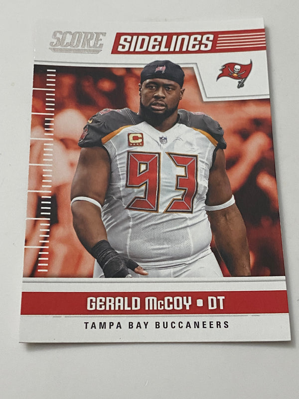 2018 Panini Score Sidelines #18 Gerald McCoy