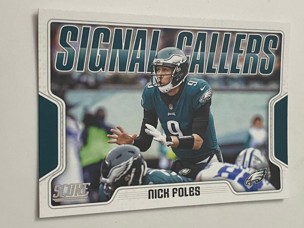 2018 Panini Score Signal Callers #8 Nick Foles