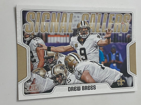 2018 Panini Score Signal Callers #21 Drew Brees