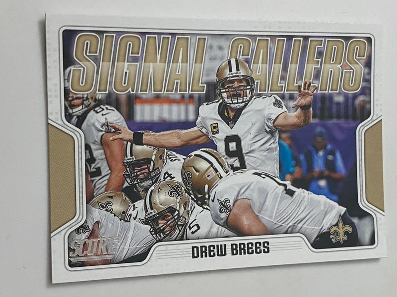 2018 Panini Score Signal Callers #21 Drew Brees