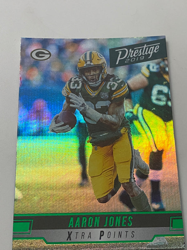 2019 Panini Prestige Xtra Points Green #80 Aaron Jones