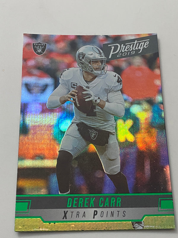 2019 Panini Prestige Xtra Points Green #93 Derek Carr