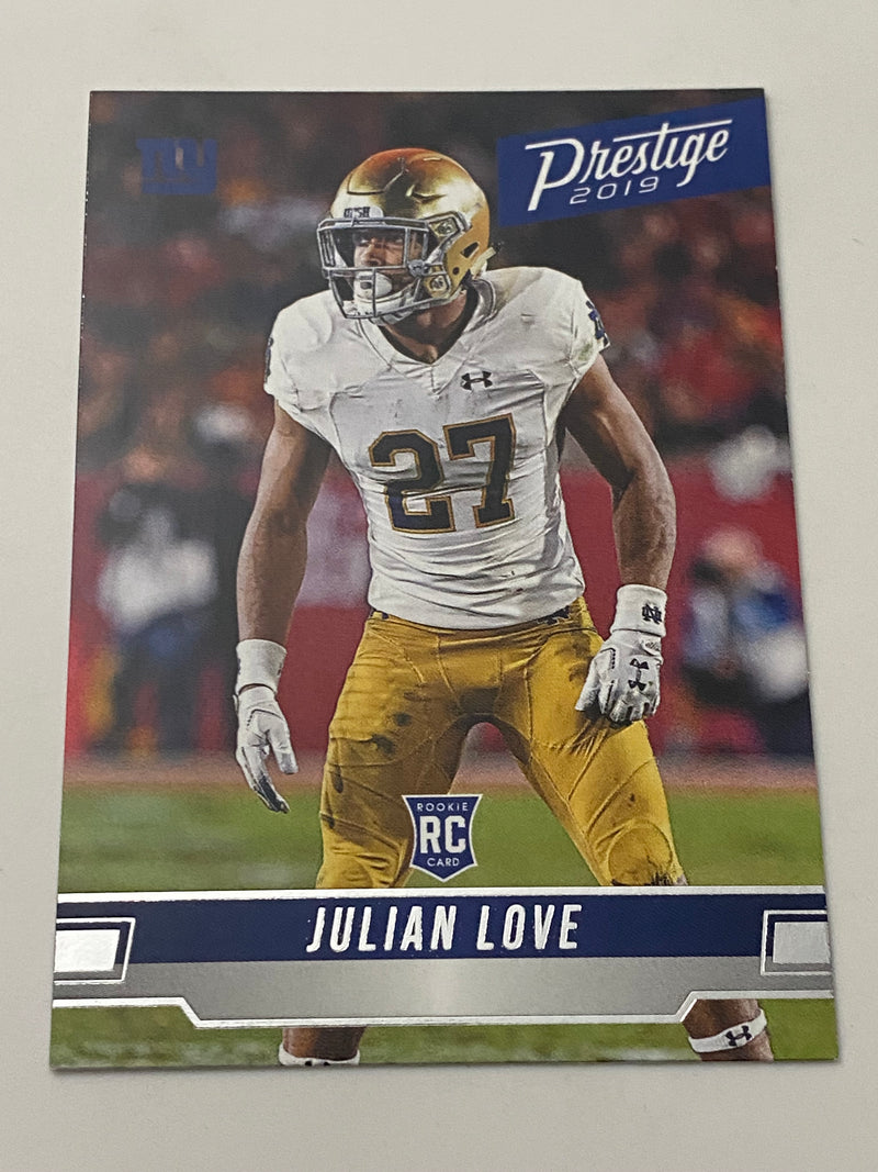 2019 Panini Prestige #296 Julian Love RC