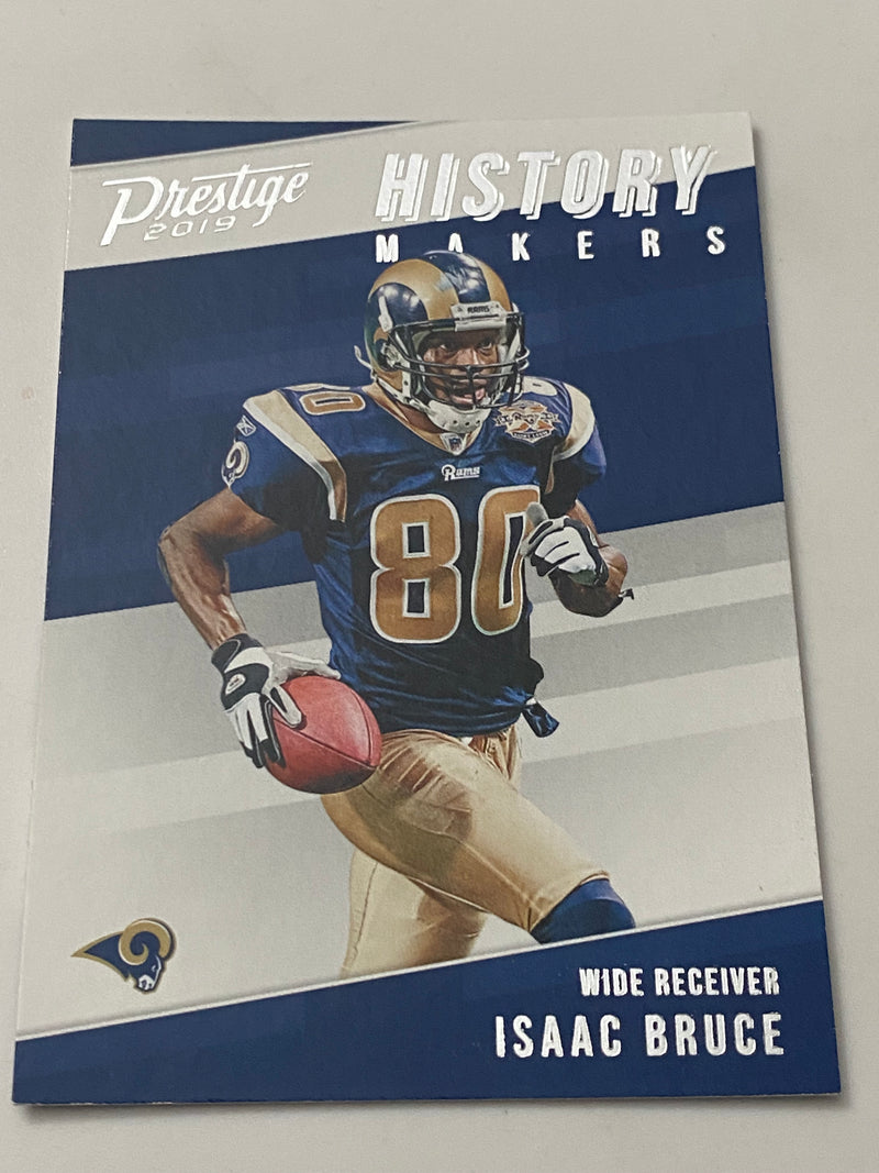 2019 Panini Prestige History Makers #HM-IB Isaac Bruce