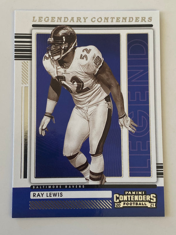 2021 Panini Contenders Legendary Contenders #LGD-RLE Ray Lewis