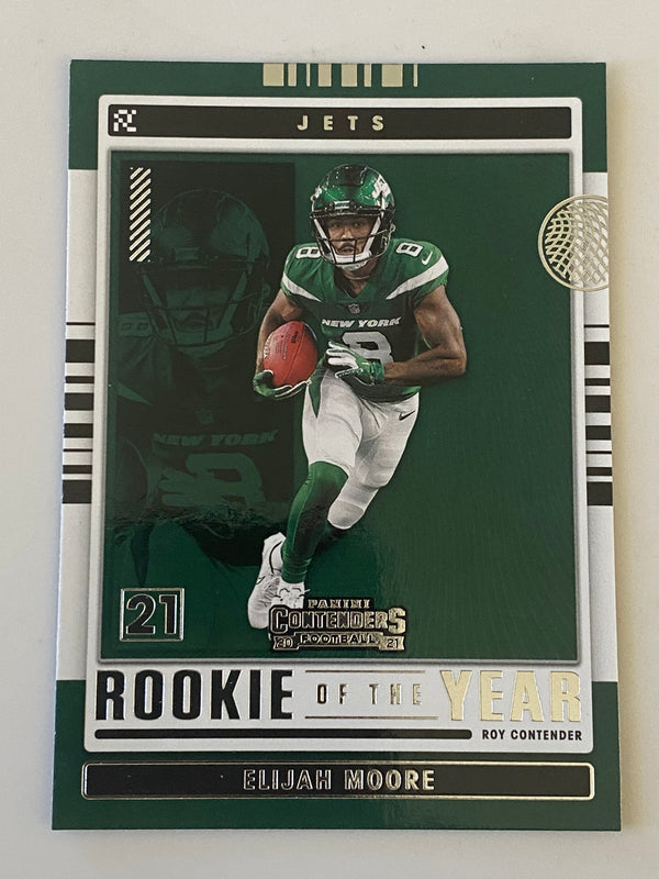 2021 Panini Contenders Rookie of the Year ROY Contenders #ROY-EMO Elijah Moore