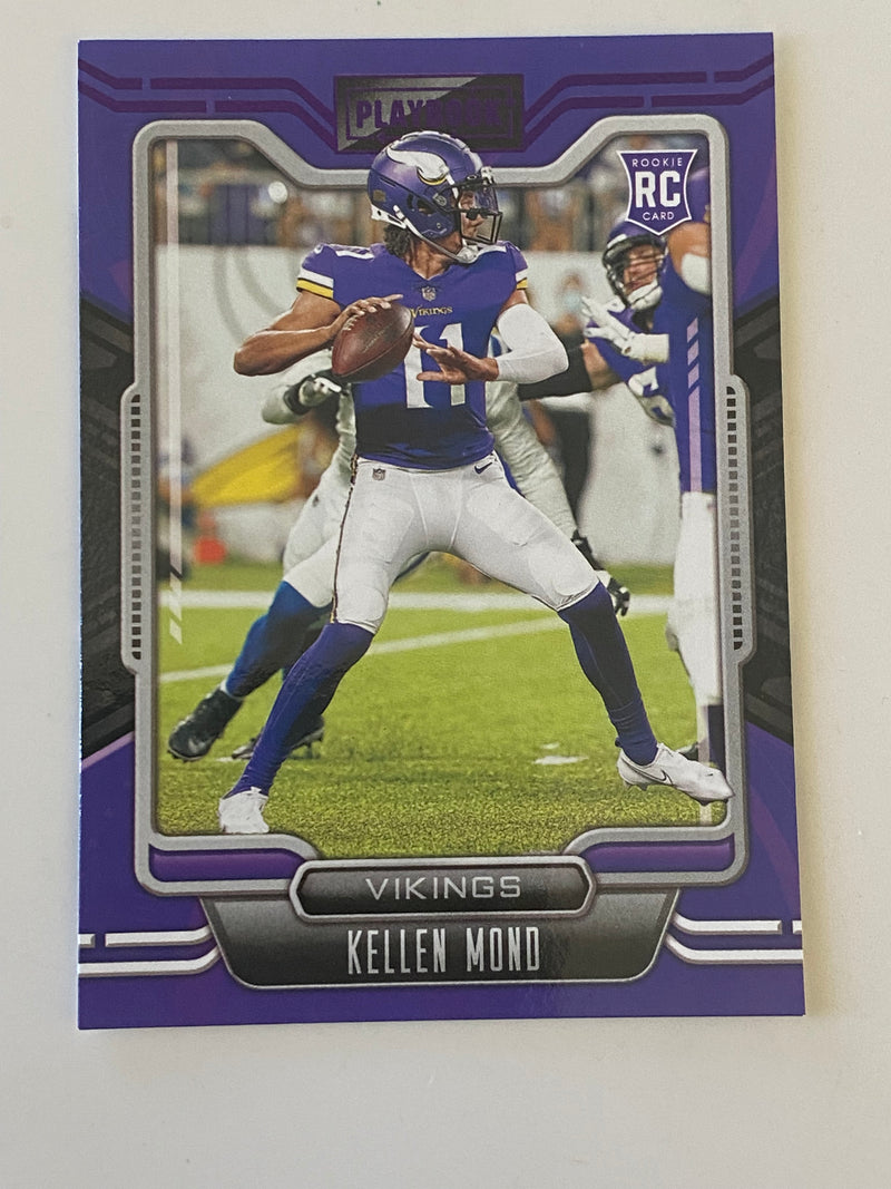 2021 Panini Playbook Purple #122 Kellen Mond RC