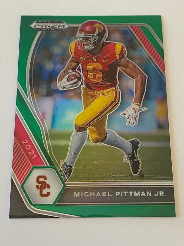 2021 Panini Prizm Draft Picks Green #73 Michael Pittman Jr.