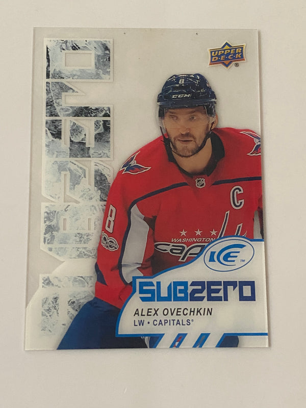 2017-18 Upper Deck Ice SubZero #SZ-28 Alex Ovechkin