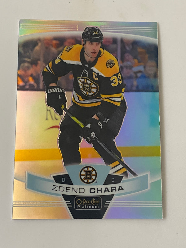 2019-20 O-Pee-Chee Platinum Rainbow Refractor #106 Zdeno Chara