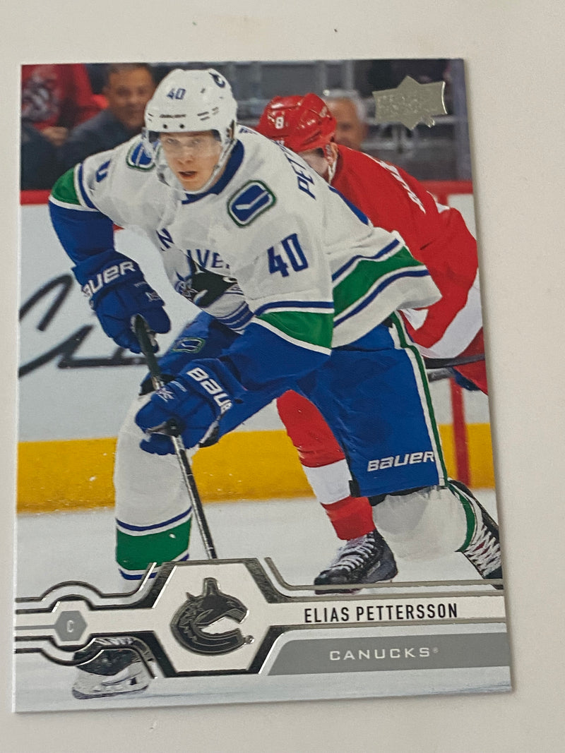 2019-20 Upper Deck #168 Elias Pettersson