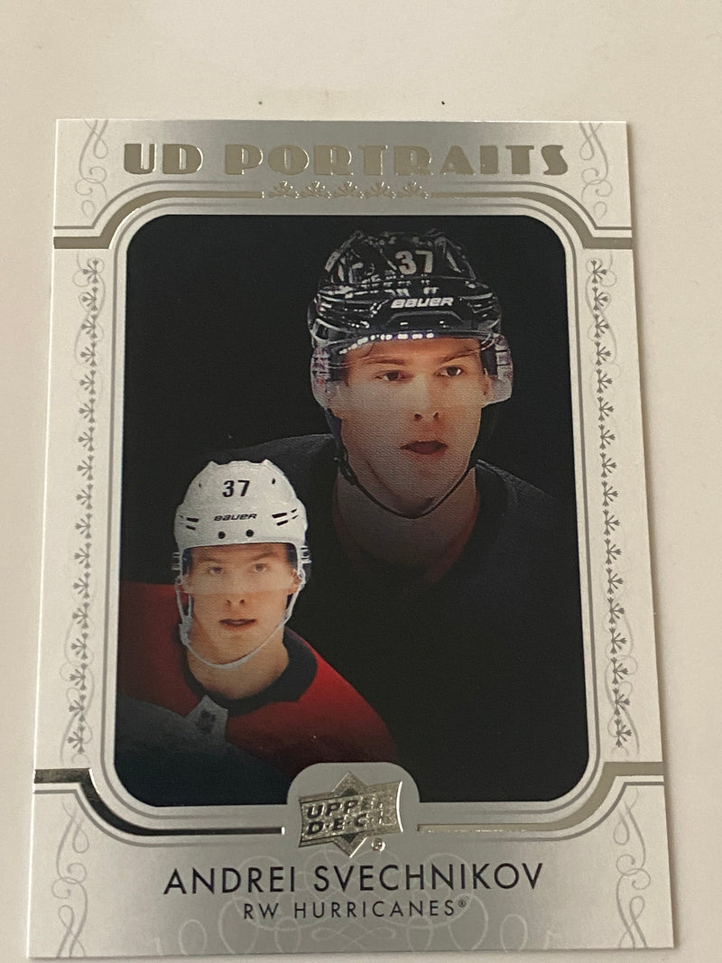 2019-20 Upper Deck UD Portraits #P-34 Andrei Svechnikov