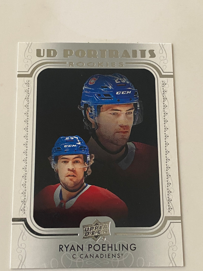 2019-20 Upper Deck UD Portraits #P-48 Ryan Poehling