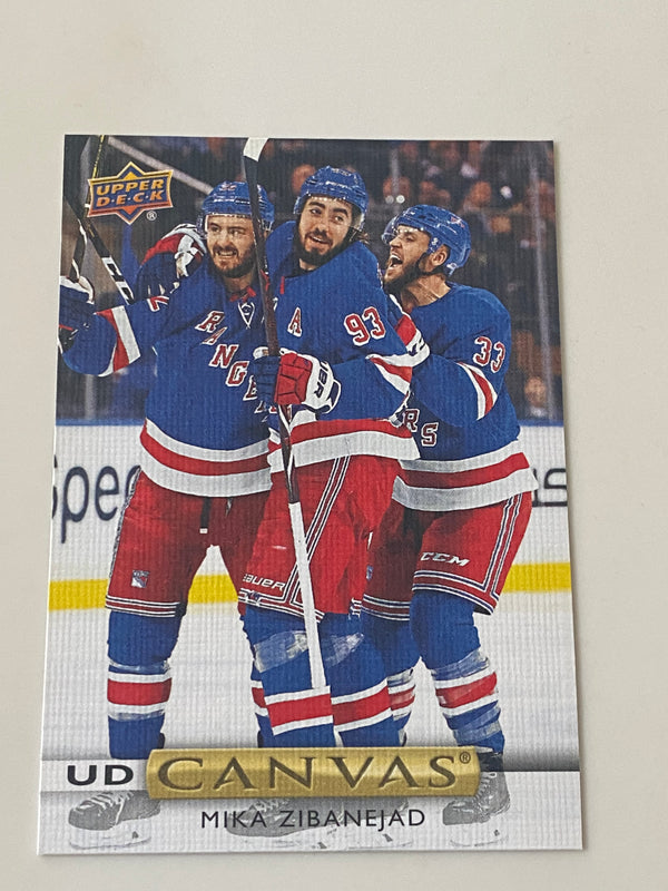 2019-20 Upper Deck UD Canvas #C39 Mika Zibanejad