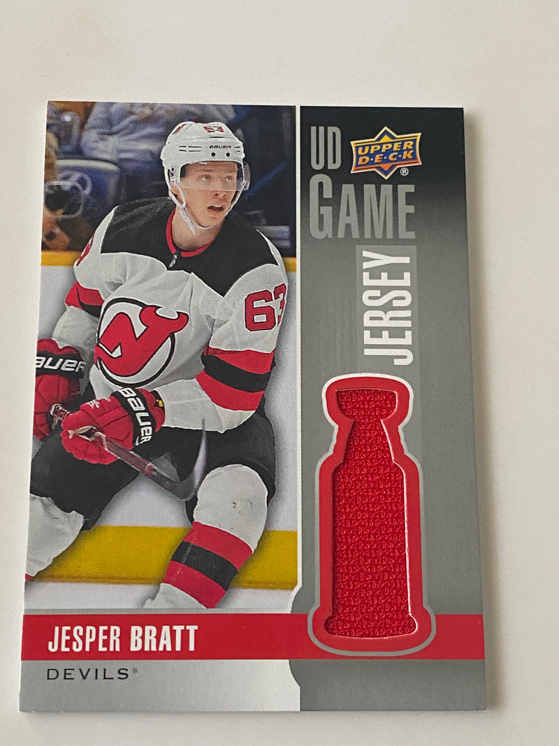 2019-20 Upper Deck UD Game Jersey #GJ-JB Jesper Bratt