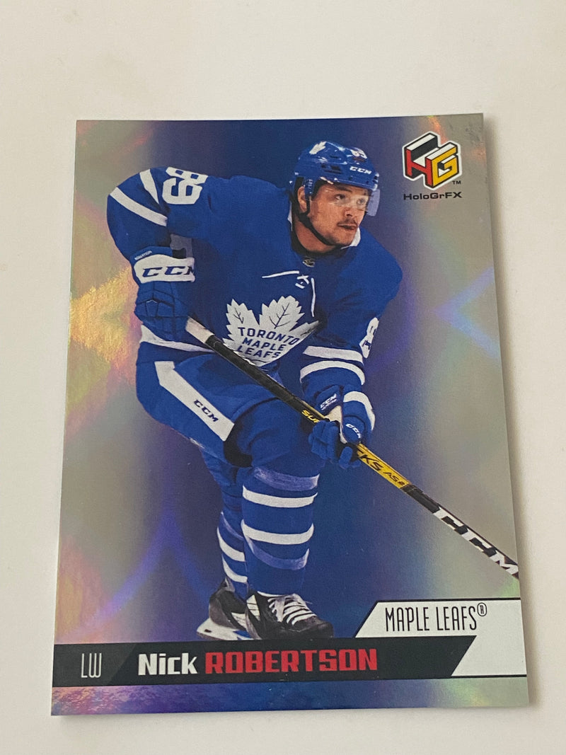 2020-21 Upper Deck Extended Series HoloGrFX #HG-15 Nick Robertson RC