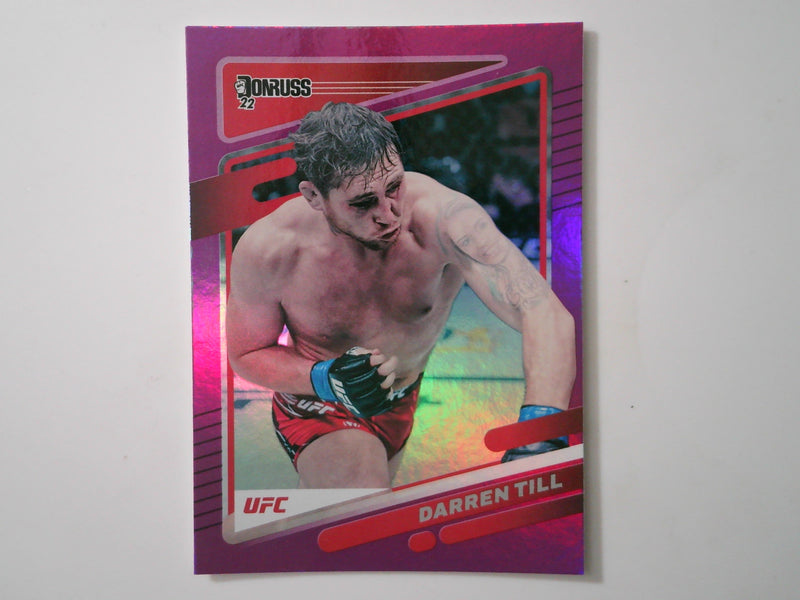 2022 Panini Donruss Purple Flood #136 Darren Till
