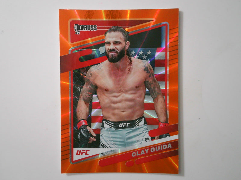 2022 Panini Donruss Holo Orange Laser #111 Clay Guida