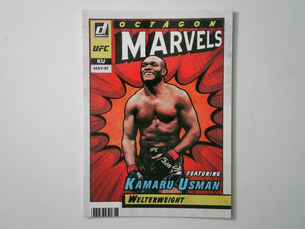 2022 Panini Donruss Octagon Marvels #12 Kamaru Usman